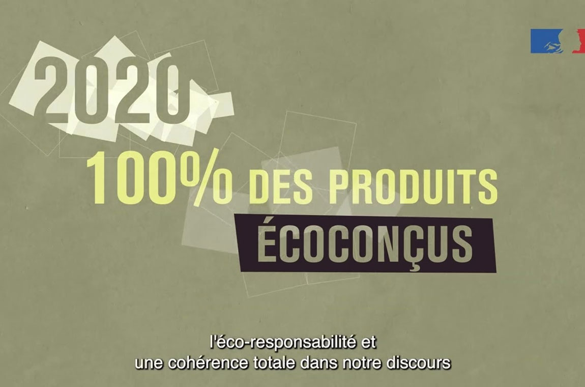 2020 100 % des produits écoconçus