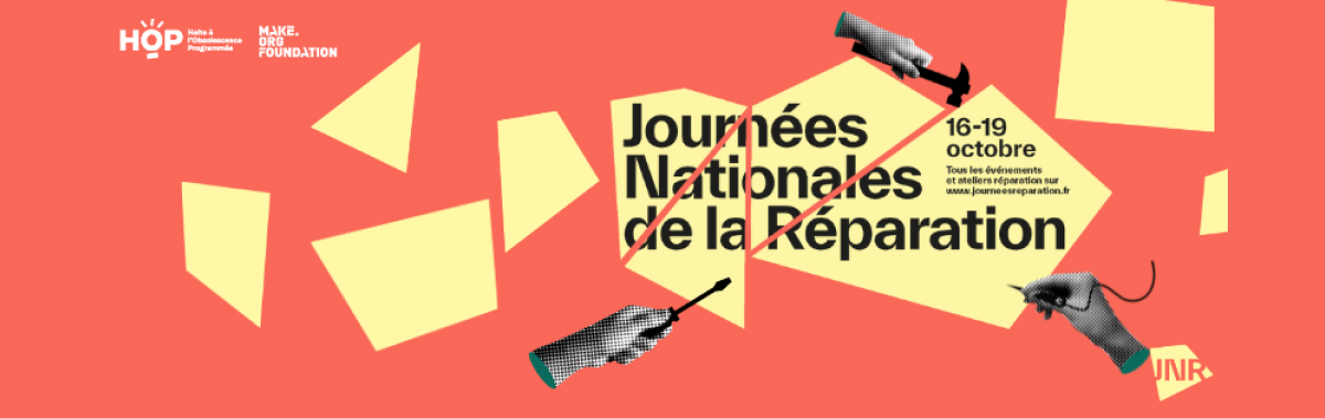 Journées Nationales de la Réparation du 16 au 19 octobre
