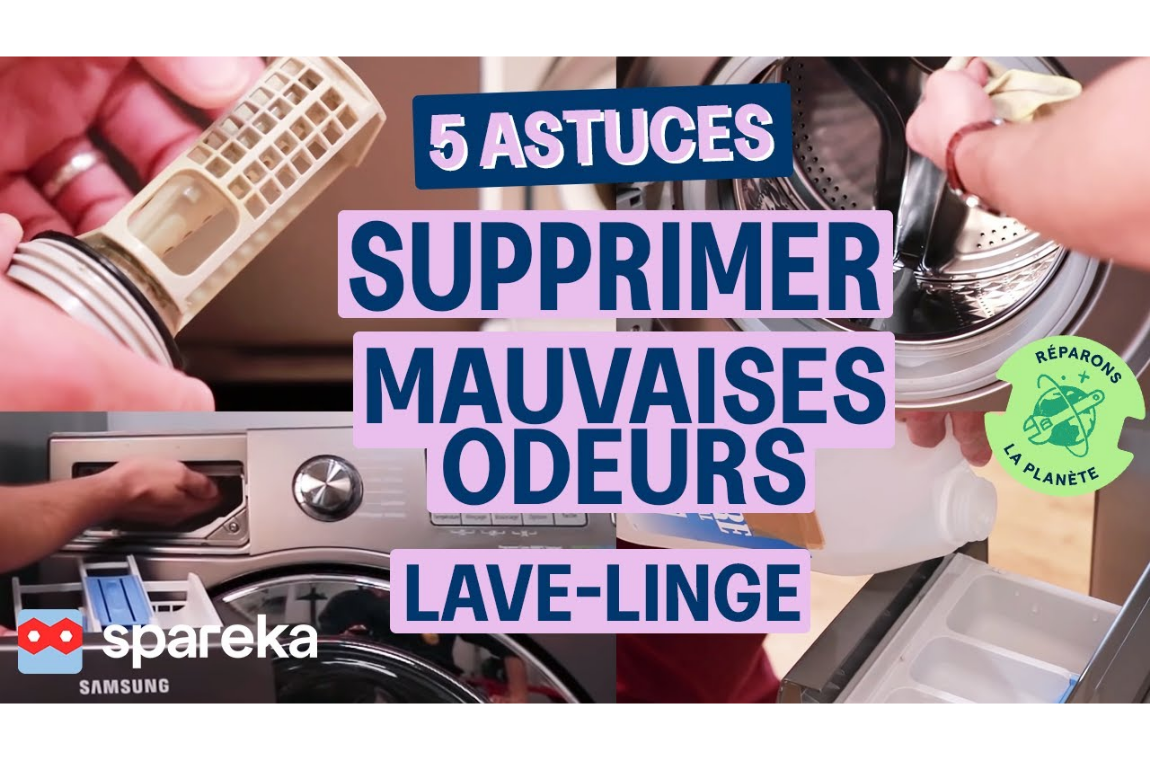 5 astuces supprimer mauvaises odeurs lave-linge