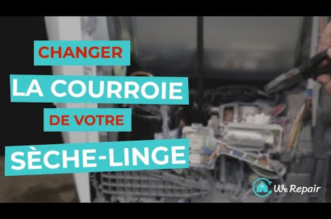 Changer la courroie de votre sèche-linge