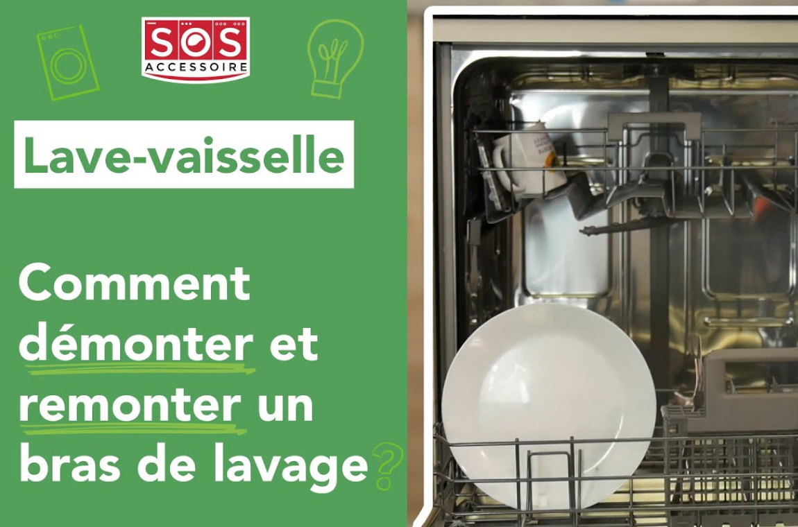 Lave-vaisselle Comment démonter et remonter un bras de lavage