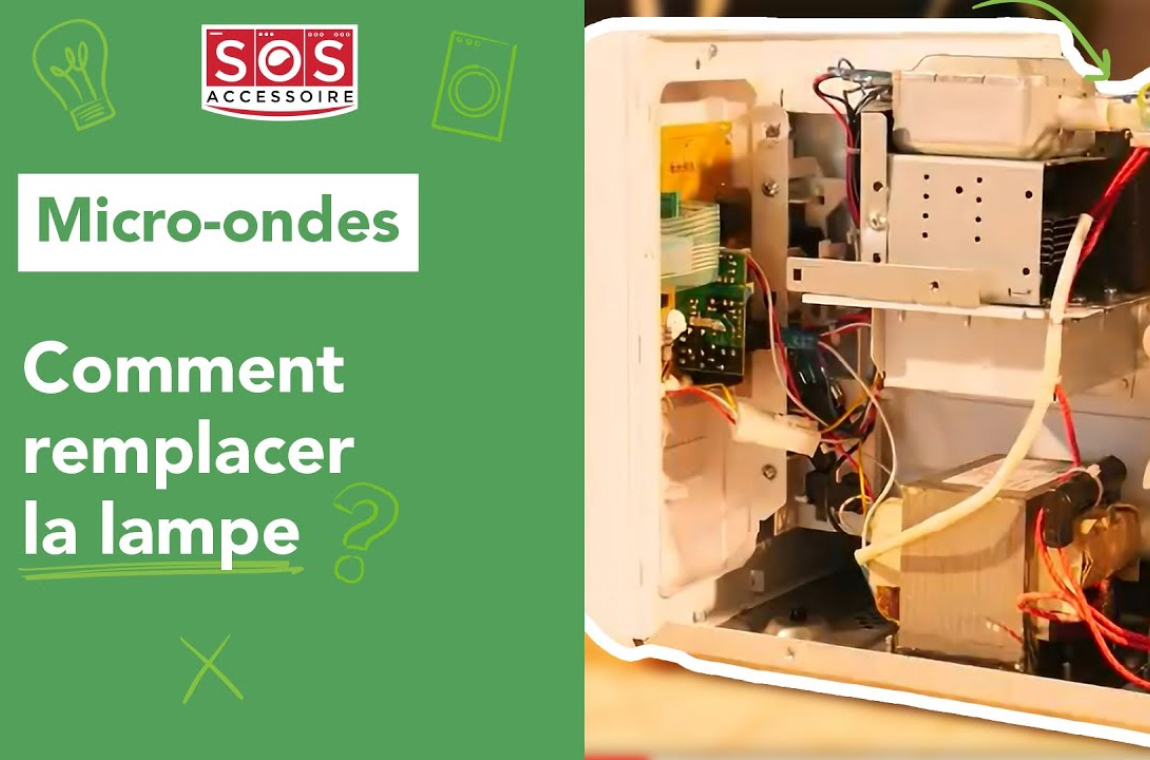 Micro-ondes Comment remplacer la lampe