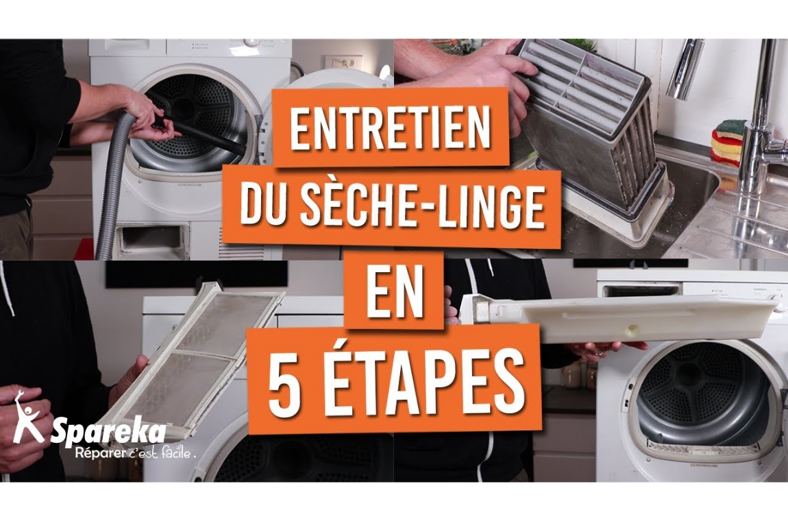 Entretien du sèche-linge en 5 étapes